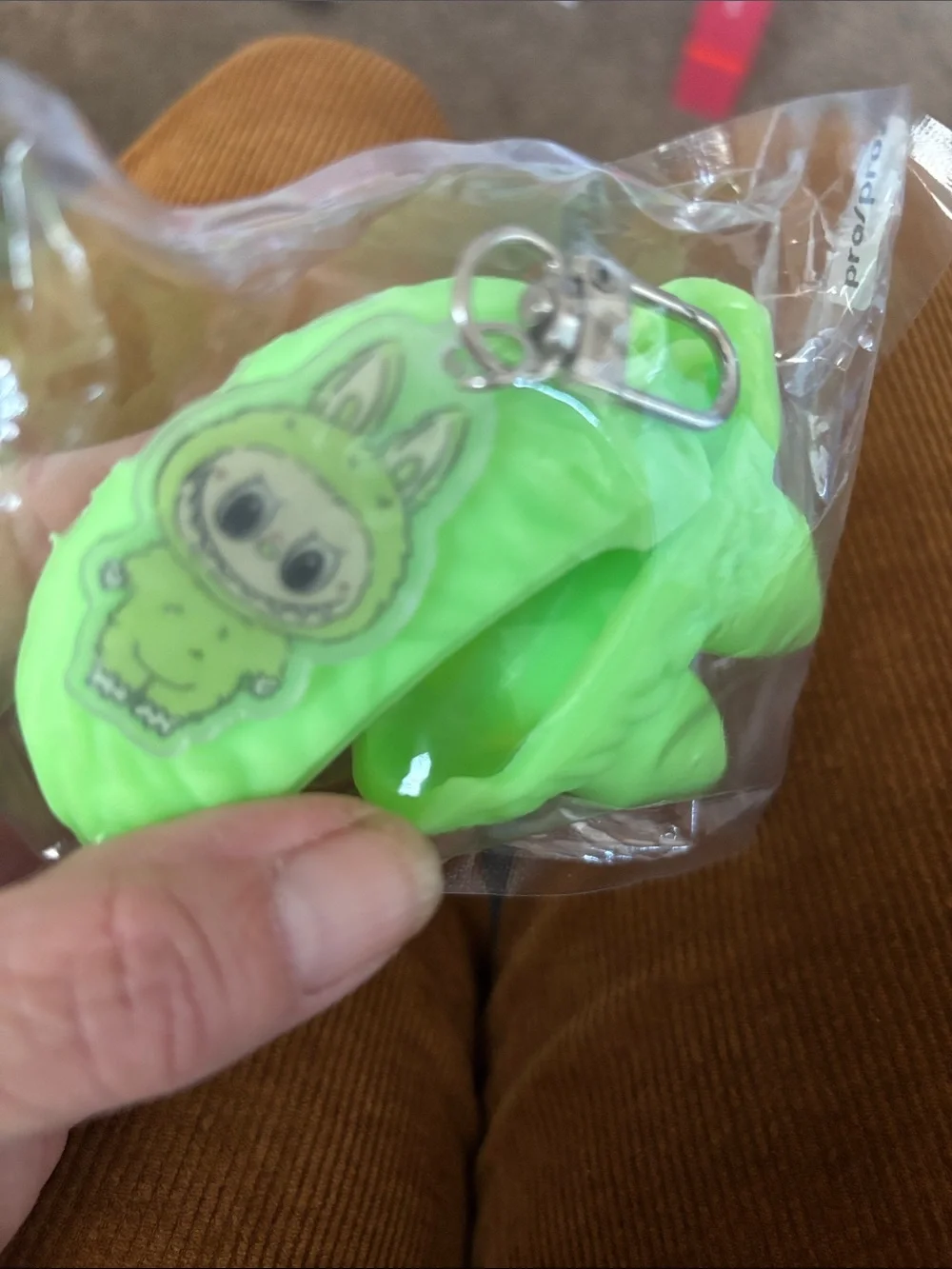 AirPods Earphones Case Little Monsters Bunny Monster, Silicone with charm hook